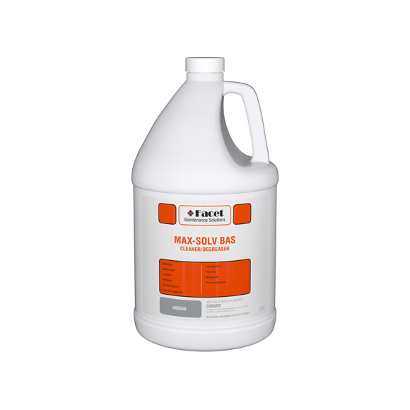 Facet Max-Solv BAS Solvent Based Industrial Cleaner / Degreaser, One Gallon
