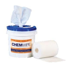 Facet ChemWipe 12" x 12" x 90 1/2 Folded Sheets, 6 Rolls, Perfed